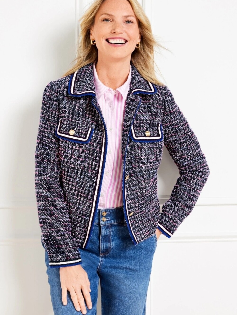Talbot's Breeze Tweed Jacket, Size 8
